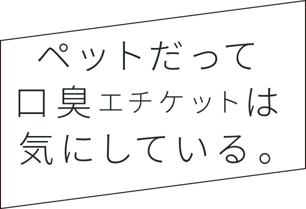 口臭は気にしている。